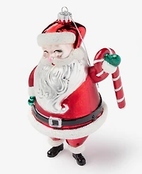 Holiday Lane Christmas Cheer Santa Ornament, Macy's Exclusive