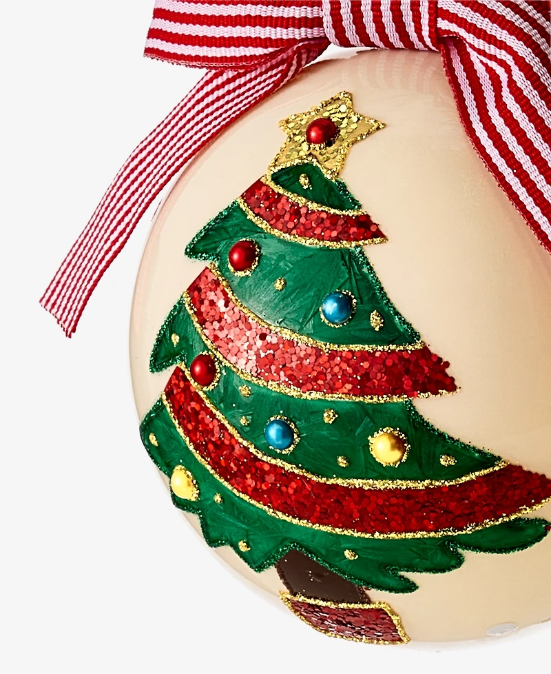 Holiday Lane Christmas Cheer 2026 Ball Ornament, Macy's Exclusive