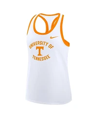 Nike Women's White Tennessee Volunteers Uni Name Tri-Blend Dri-fit Tank Top
