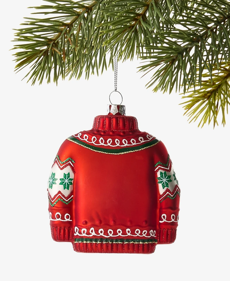 Holiday Lane Christmas Cheer Sweater Ornament, Macy's Exclusive