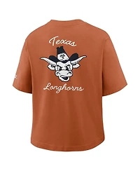 Nike Women's Texas Orange Longhorns Legacy Pocket Boxy T-Shirt
