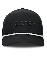Fanatics Men's Black LA28 Summer Olympics Undertone Rope A-Frame Adjustable Hat