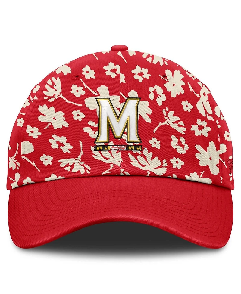 Fanatics Women's Red Maryland Terrapins Blossom Adjustable Hat