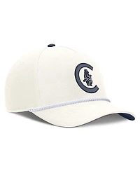 Nike Men's Cream Chicago Cubs Cooperstown Rise Adjustable Hat
