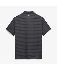 Nike Men's Anthracite/Black New York Mets Authentic Collection City Connect Striped Victory Dri-fit Polo Shirt