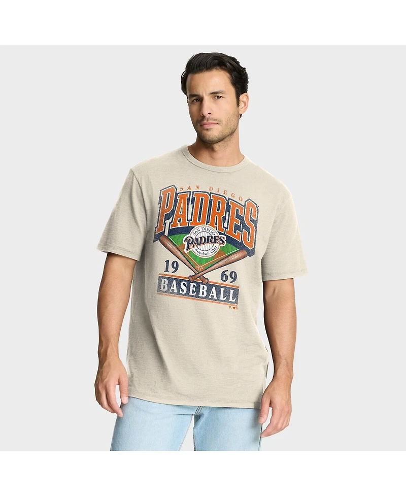 Fanatics Men's Tan San Diego Padres Stadium Slub T-Shirt