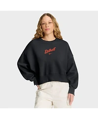 Nike Women's Black Detroit Tigers Oversized Primetime Sweatshirt