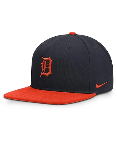 Nike Men's Navy/Orange Detroit Tigers Primetime Pro Dri-fit Snapback Hat