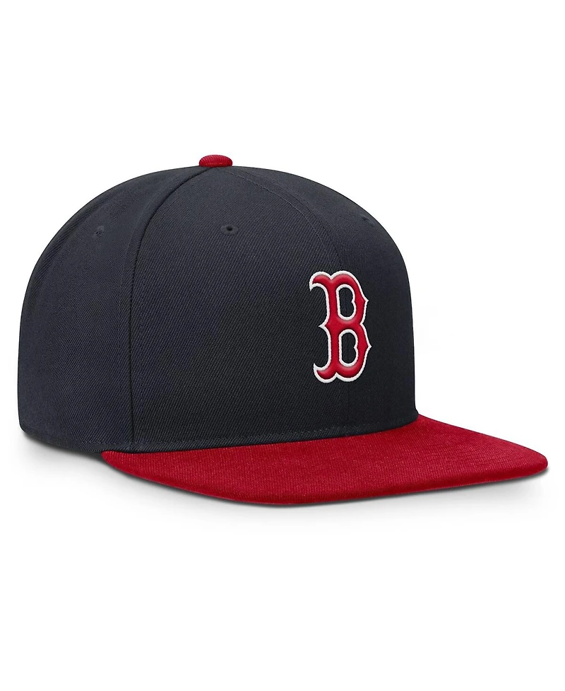 Nike Men's Navy/Red Boston Red Sox Primetime Pro Dri-fit Snapback Hat