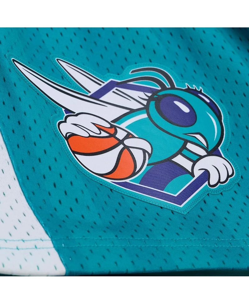 Mitchell & Ness Men's Teal Charlotte Sting 2001 Court Origins Swingman Shorts
