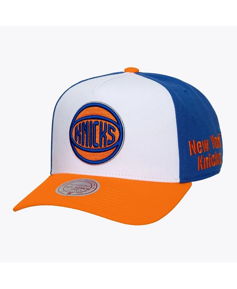 Mitchell & Ness Men's White New York Knicks Hardwood Classics Legendary Away Pro-Pinch Adjustable Hat
