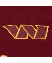 Mitchell & Ness Men's Burgundy Washington Commanders Head Coach Mesh Full-Button Fashion Jersey