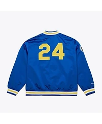 Mitchell & Ness Men's Ken Griffey Jr. Royal Seattle Mariners Legends Collection Lightweight Satin Full-Snap Jacket