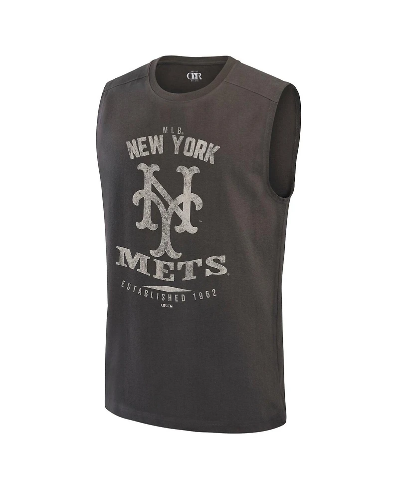 Darius Rucker Collection by Fanatics Men's Charcoal New York Mets Muscle Tank Top