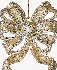 Holiday Lane Christmas Glitters Bow Ornament, Macy's Exclusive