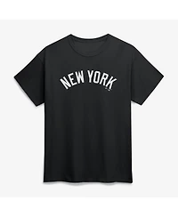 Logo Athletic Men's Black New York Yankees Wordmark T-Shirt