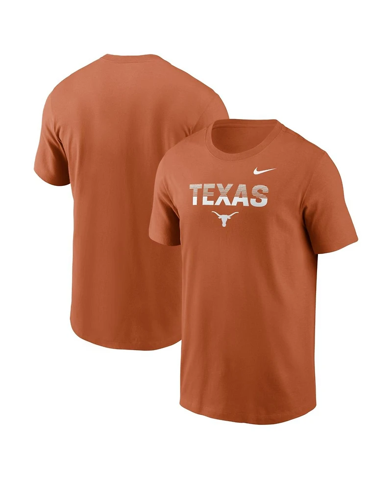 Nike Men's Texas Orange Longhorns Primetime Kinetic T-Shirt