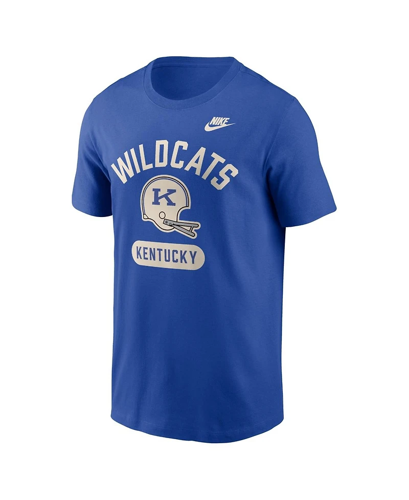 Nike Men's Royal Kentucky Wildcats Legacy Arch Helmet T-Shirt