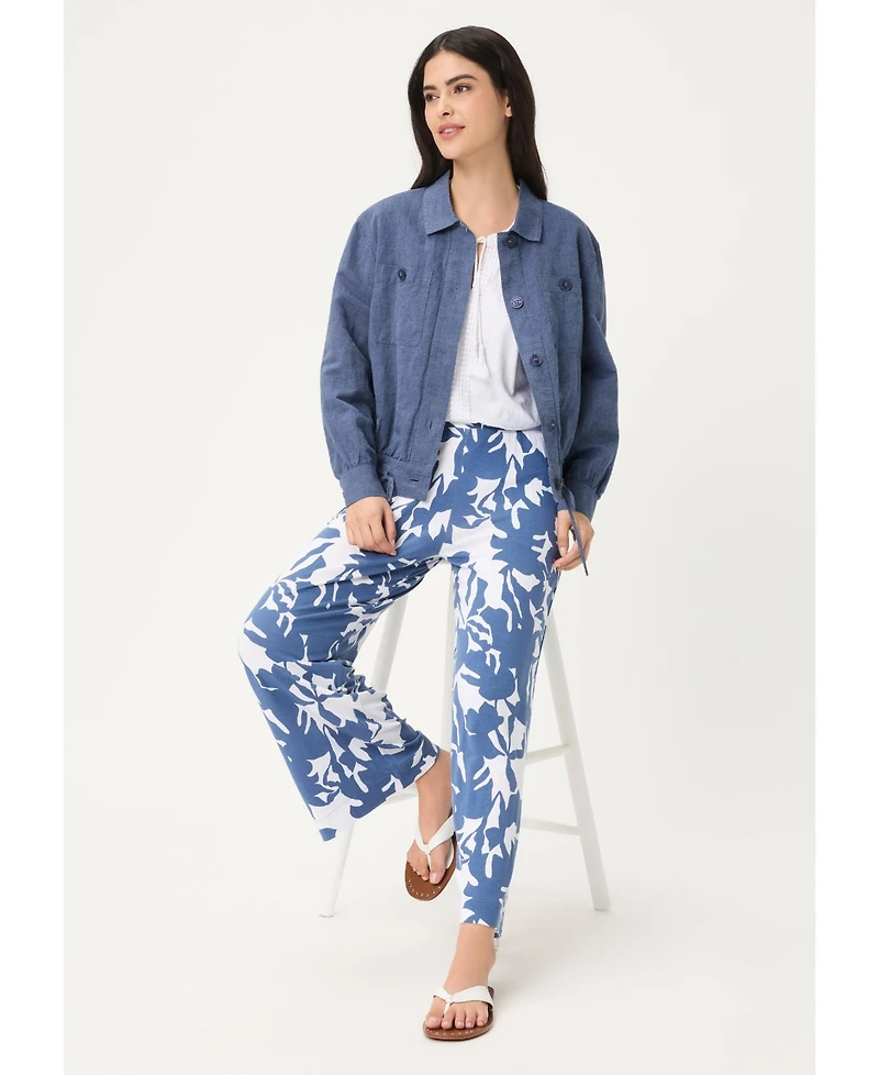 Olsen Women's Linen-Cotton Jacket