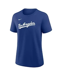 Nike Women's Freddie Freeman Royal Los Angeles Dodgers Name and Number T-Shirt