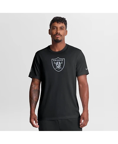 Nike Men's Black Las Vegas Raiders Sideline Lead The Charge Legend Dri-fit T-Shirt