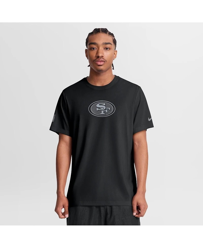 Nike Men's Black San Francisco 49ers Sideline Lead The Charge Legend Dri-fit T-Shirt