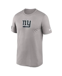 Nike Men's Gray New York Giants Sideline Lead The Charge Legend Dri-fit T-Shirt
