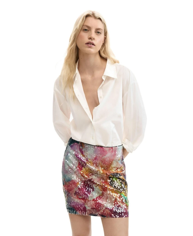 Desigual Women's Printed Mini Skirt