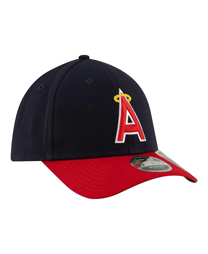 New Era Men's Navy Los Angeles Angels Alternate Player Replica 39THIRTY M-Crown Flex Hat