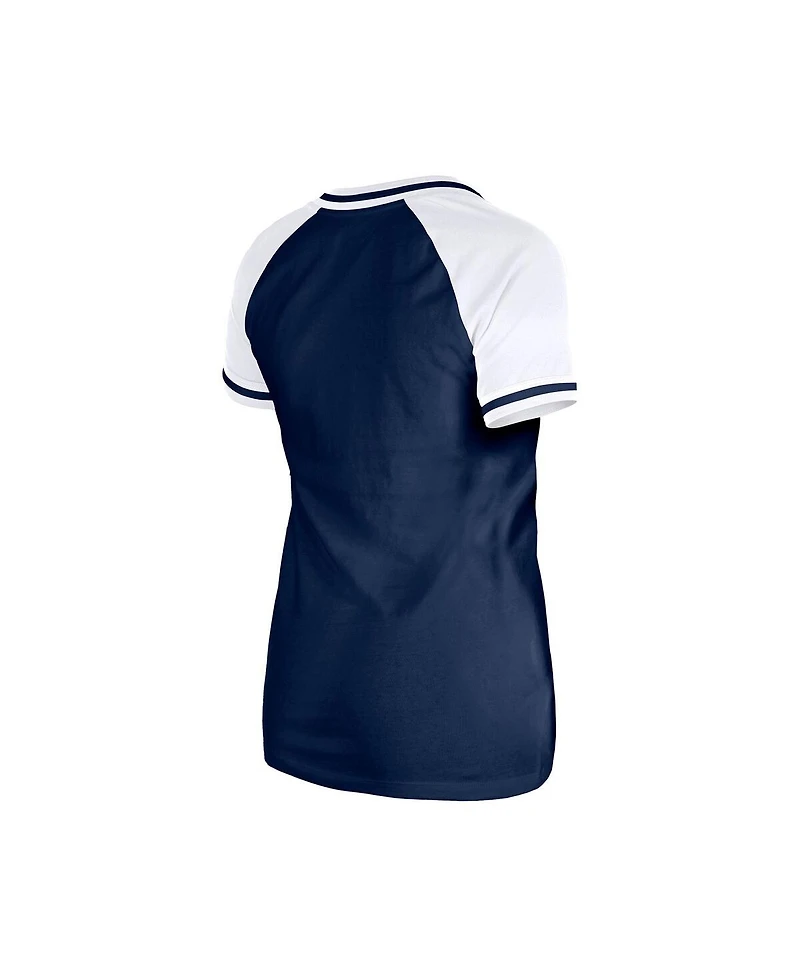 New Era Women's Navy Chicago Cubs Gameday V-Neck T-Shirt