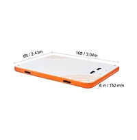 Sugift Inflatable Floating Dock 10x8 ft Non-Slip Pvc Water Mat with Ladder Carry Bag