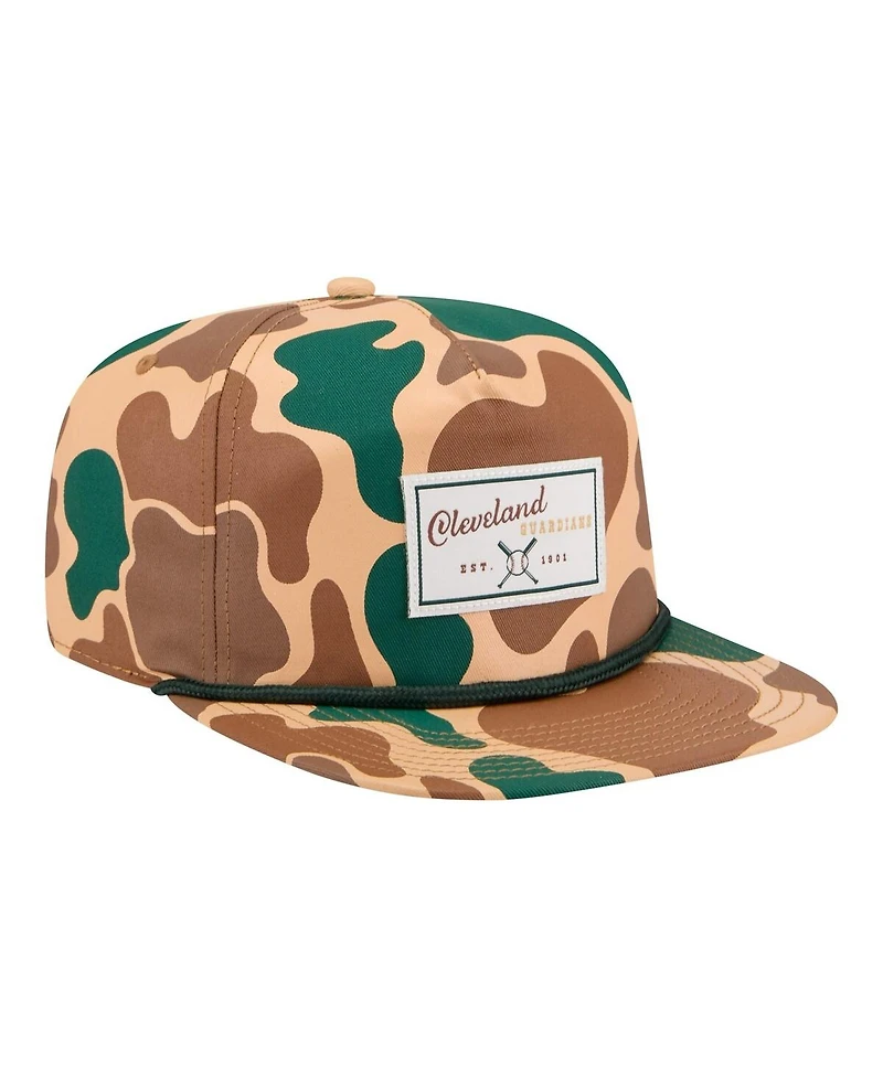 New Era Men's Camo Cleveland Guardians Duck 19TWENTY Adjustable Hat