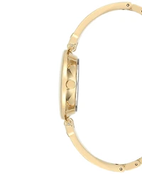 Anne Klein Women's Diamond Accent Gold-Tone and Ivory Bracelet Watch 34mm