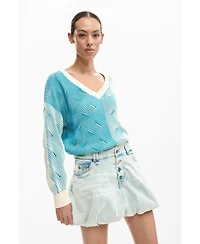 Desigual Women's Short Denim Skirt