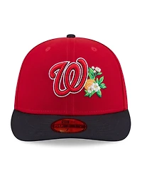 New Era Men's Red/Navy Washington Nationals 2026 Spring Training Low Profile 59FIFTY Fitted Hat