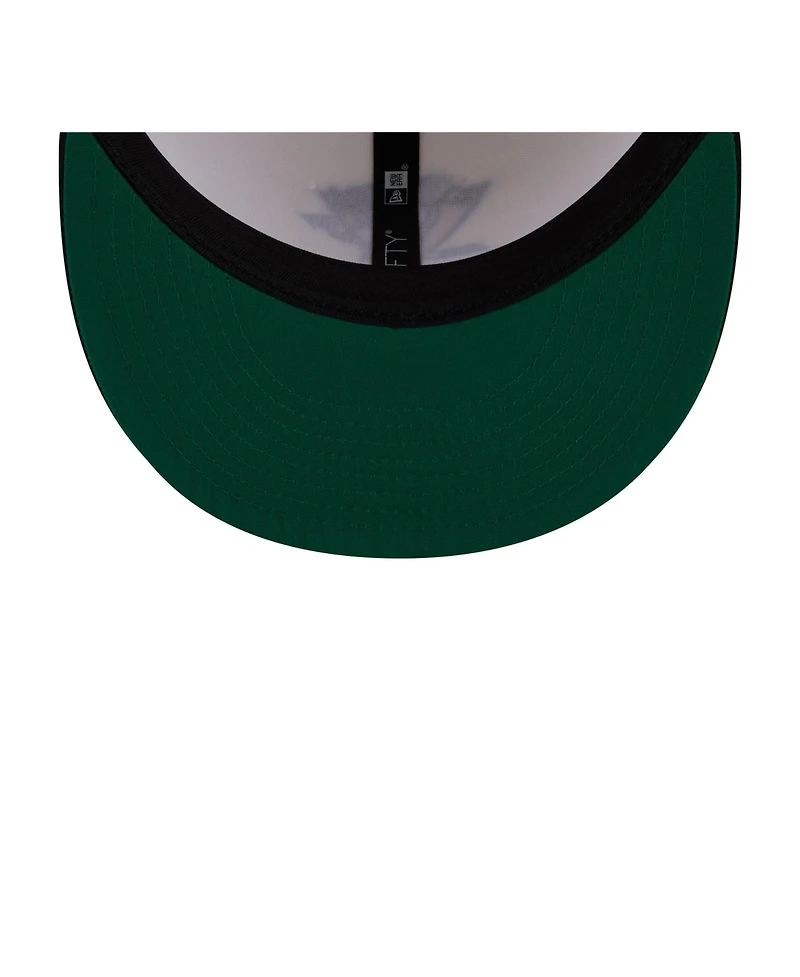 New Era Men's White/Black Pittsburgh Penguins Injection Localized Two-Tone 9FIFTY Snapback Hat