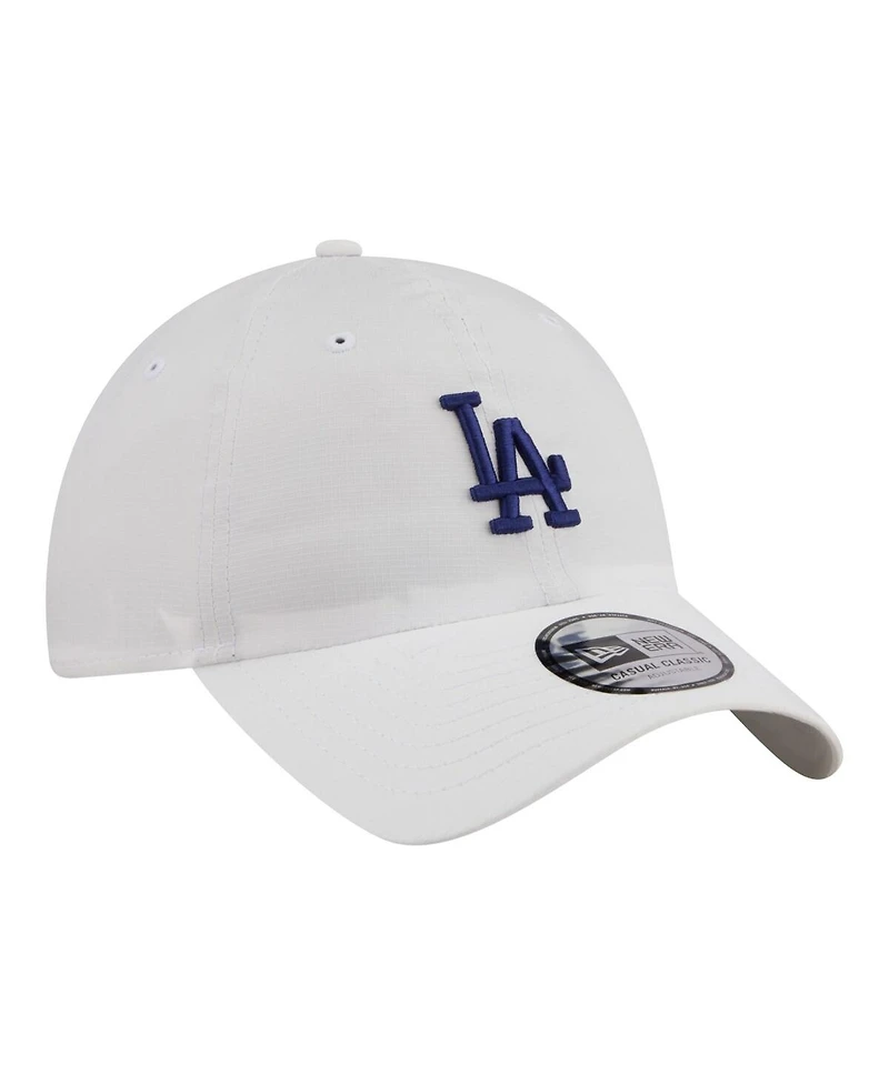 New Era Men's White Los Angeles Dodgers Ripstop Casual Classic Adjustable Hat