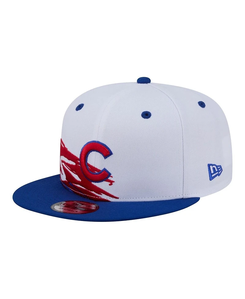 New Era Men's White/Royal Chicago Cubs 9FIFTY Snapback Hat