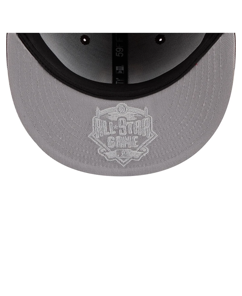 New Era Men's Brown San Diego Padres Hidden Hit 59FIFTY Fitted Hat