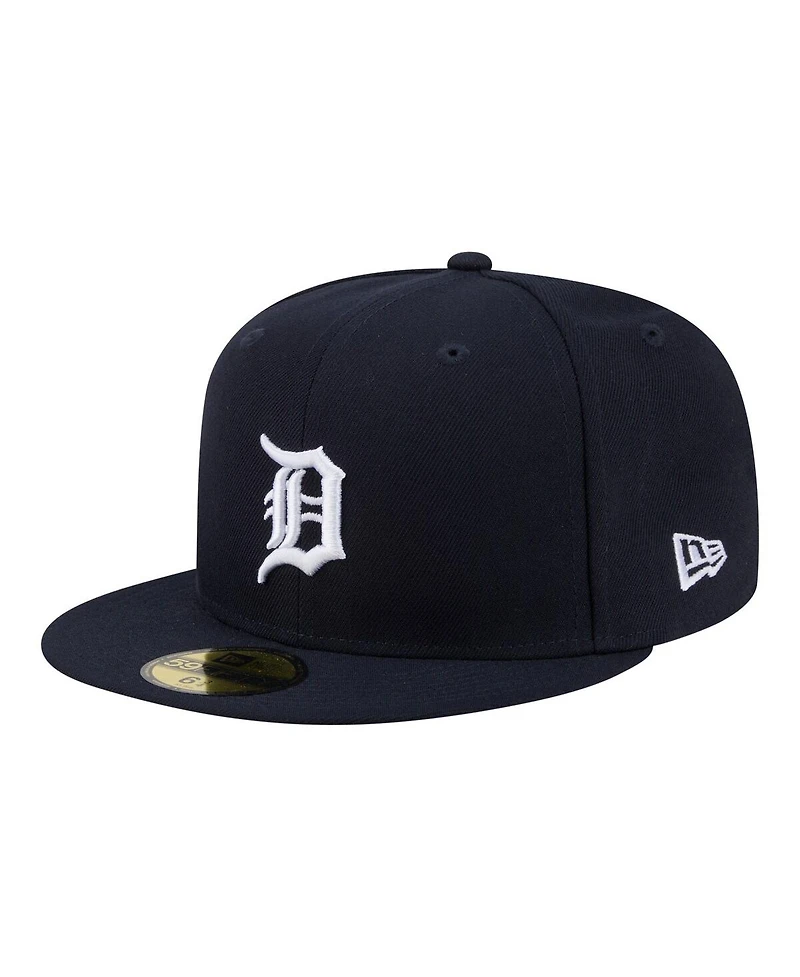 New Era Men's Navy Detroit Tigers Hidden Hit 59FIFTY Fitted Hat