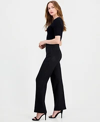 Anne Klein Women's Pull-On Ponte Pants