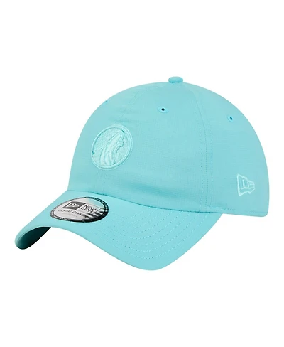 New Era Men's and Women's Turquoise Minnesota Timberwolves Color Pack Ripstop Casual Classic Adjustable Hat