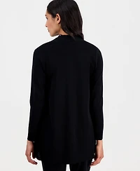 Anne Klein Women's Shawl-Collar Open-Front Cardigan