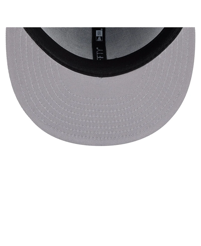 New Era Men's Charcoal Chicago Bulls Tonal Color Pack 59FIFTY Fitted Hat