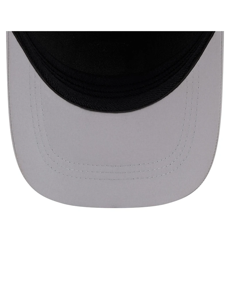 New Era Men's Gray Detroit Tigers Patch 39THIRTY A-Frame M-Crown Perforated Flex Hat