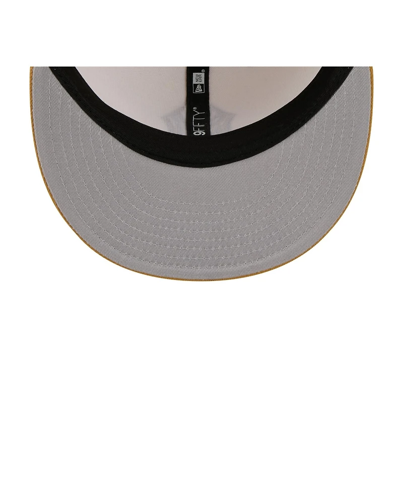 New Era Men's Light Beige/Khaki New York Yankees 2-Tone Color Pack 9FIFTY Snapback Hat
