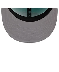 New Era Men's Turquoise/Charcoal Los Angeles Lakers Color Pack Two-Tone 9FIFTY Snapback Hat