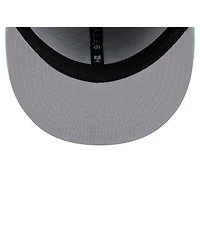 New Era Men's Navy/Turquoise Los Angeles Dodgers 2-Tone Color Pack 9FIFTY Snapback Hat