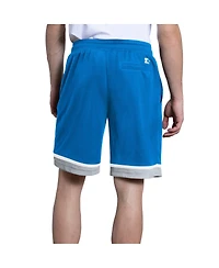Starter Men's Blue Detroit Lions Power Play Mesh Shorts