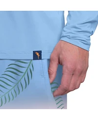Margaritaville Men's Light Blue Detroit Lions Life's A Beach Long Sleeve Rashguard
